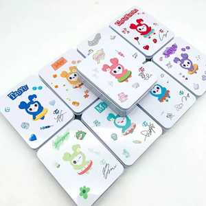 Kotak Penyimpanan Kartu Foto KPOP Idol TWICE yang Cantik, Bahan Kaleng - Product Image 1