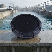 Diffuseur à bulles fines en EPDM, disque aérateur, membrane en caoutchouc, diffuseur d'air pour le traitement des eaux usées, filtration 100L/heure