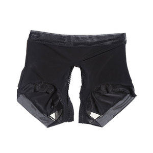 Ultra Thin Seamless Crotchless Panties For Women High Waisted See Through Mesh Fabric Sexy Lingerie Plus Size NK16 - Product Image 5