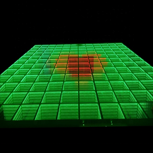 Pista de Baile LED Magnética Iluminada para <span class=keywords><strong>DJ</strong></span>, Pista de Baile Interactiva 3D Portátil para Bodas - Product Image 4