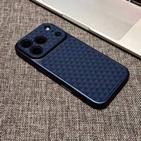 Étui de téléphone en PC mat avec grande fenêtre de visualisation, design triangulaire, porte-cartes pour 17 Pro Max 16 15 Pro 14 13