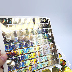 Hologramm-Barcode PVC-Aufkleber Großhandel Maßgefertigte Fälschungssichere Logo Wasserdichte Sicherheits-Klebeetiketten mit Starker Haftung - Product Image 5