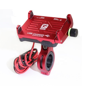 <span class=keywords><strong>Specchio</strong></span> retrovisore Staffa Smartphone Universale Del Telefono Del Supporto Della Bici Della Bicicletta Mount/Supporto con il Caricatore USB - Product Image 6