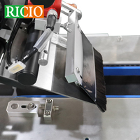 RICIO Chine – Nouvelle machine d'étiquetage automatique double face pour surfaces planes, application d'étiquettes autocollantes haut-bas pour cosmétiques