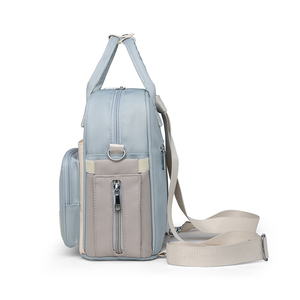 Nuevo bolso multifuncional informal versátil para mamá, gran capacidad, moda personalizada, bolsa de pañales para madre y bebé, mochila informal OEM para bebé - Product Image 3