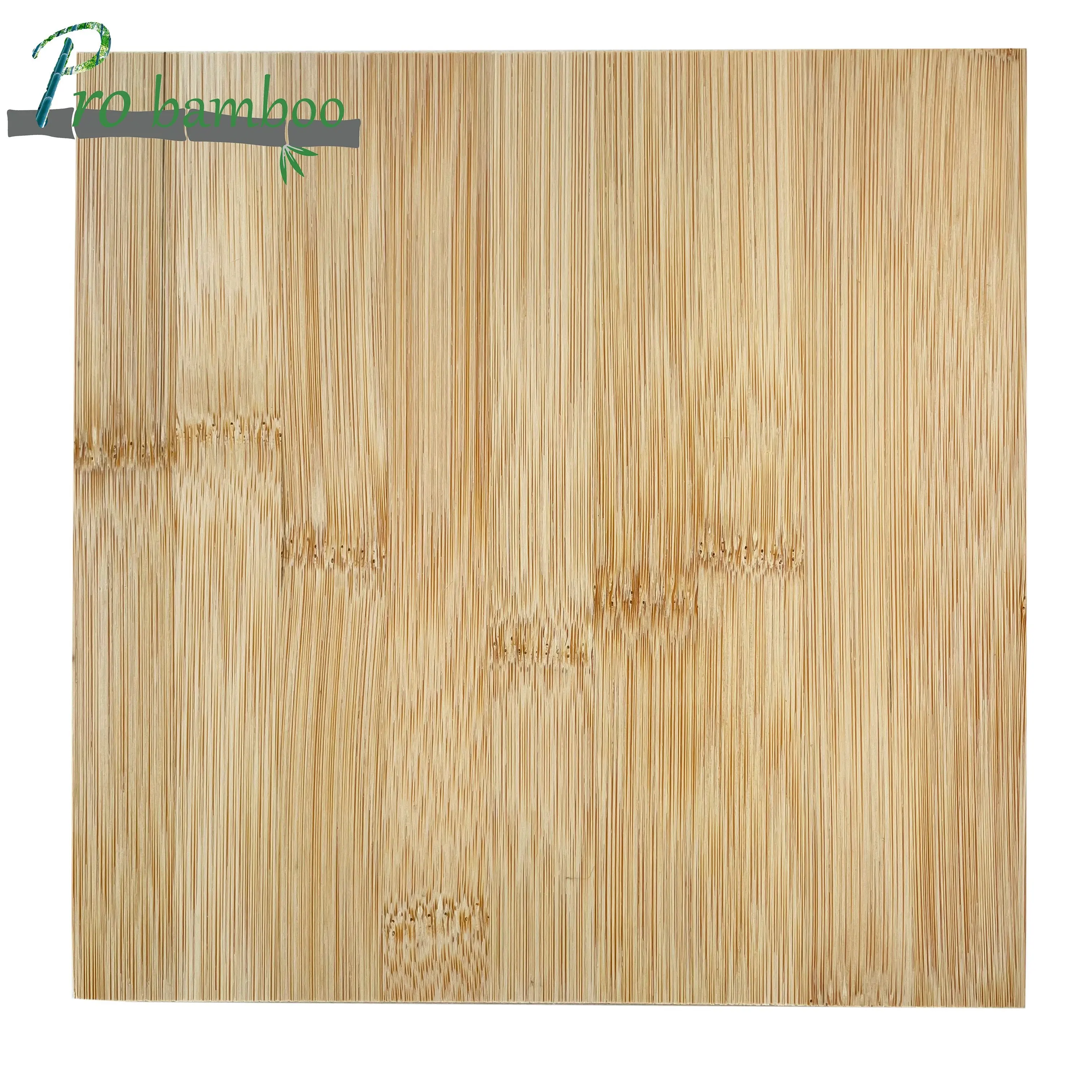 Panneaux de bois en bambou non finis de belle conception simple faite pour les planches à découper de couleur de charbon de bois de taille personnalisée