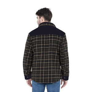 2024 High-quality Details <strong>Winter</strong> Thick Flannel Plaid Jacket Customize 100% Cotton <strong>Shirts</strong> for Man - Product Image 4
