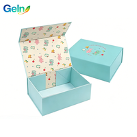 Boîte cadeau magnétique personnalisée OEM ODM de qualité supérieure avec logo de personnage pour la fête prénatale, vente en gros, approvisionnement direct d'usine