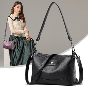Fashion New Designer Crossbody Bags High Quality PU <b>Leather</b> Shoulder Messenger Bag Casual Totes Luxury Women Handbags and <b>Purses</b> - Product Image 2