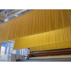Línea de producción de espaguetis de pasta de corte largo industrial completamente automático 2000kg línea de procesamiento de máquina de fabricación de espagueti de pasta