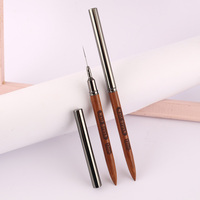 Nouveau produit bois de santal ongles dessin stylo Nail Art Liner brosse Gel vernis bricolage brosse à ongles 6 9 12 15 18mm