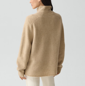 <span class=keywords><strong>Pull</strong></span> en laine tricoté à col roulé pour femmes, personnalisé, en gros, 2026, <span class=keywords><strong>chaud</strong></span>, décontracté, manches longues - Product Image 6