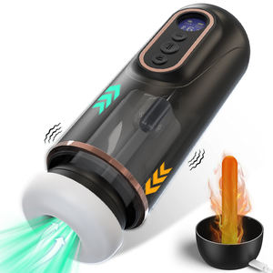 Alat Bantu Masturbasi Pria Teleskopik Berpemanas dengan Fungsi Hisap, Mainan Seks Saku untuk Pria, Masturbator Vagina - Product Image 1