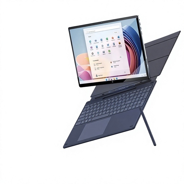Dairui New-Model 2-in-1 Tablet-Laptop N100 with Intel Core I3-1220P 2.2GHz SSD 14-inch Windows 10/11 for Office Work Studying