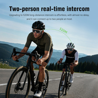 Écouteurs de sport extrêmes haut de gamme pour l'extérieur, étanches IPX5, casque interphone 520m avec assistant vocal IA, écouteurs pour casque de cyclisme
