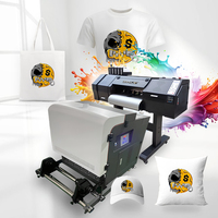 Printer DTF Kecepatan Tinggi 60 70 XP600 I1600 I3200 Printer Film Transfer Langsung Dengan Mesin Pengocok Bubuk DTF untuk Kaos