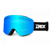 Lunettes de ski OEM anti-buée UV400 en mousse pour bouche d'aération Lunettes photochromiques polarisées personnalisées de Guangdong Lunettes de ski de snowboard pour homme