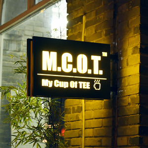 Ngoài trời Vòng Acrylic ánh sáng Hộp dấu hiệu hiển thị LED lightbox tường kim loại khung signage biển hiệu 3D THƯ QUẢNG CÁO bảng hiệu - Product Image 1