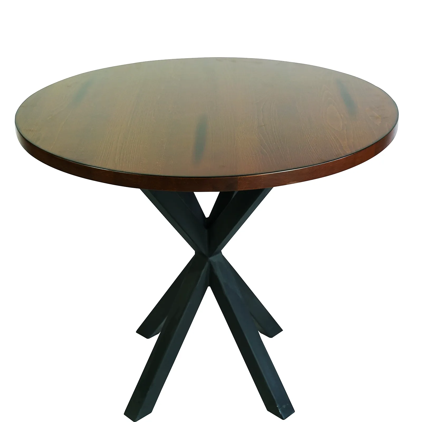OEM/ODM tondi faggio in legno massello tavolo da pranzo top ristorante piani personalizzati 30x30x1,25 pollici