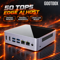 Boîtier de calcul IA A261 AI Edge Computing Box 50 TOPS INT8 12T FLOPS FP16 Architecture de mémoire unifiée jusqu'à 64 Go LPDDR5 Ubuntu AI Mini PC de bureau