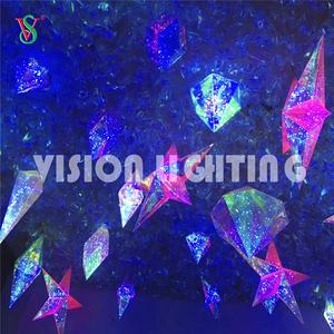 Novo Design Shopping Decoração Fada Pingente LED PVC Pendurado Bola Estrela Luzes - Product Image 6