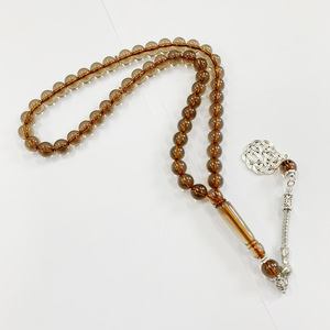 Rosario de resina para cabello directo de fábrica, 51 Uds., 10cm, Rosario de resina Natural, cuentas de alabanza musulmana, pulsera de adoración, cuentas de oración - Product Image 4