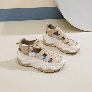 2024 usine nouvelle hauteur augmentant chaussures de course pour femmes été respirant sandales d'extérieur - Product Image 5