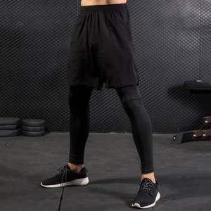 2025 personnalisé 2-en-1 hommes Shorts de course basket-ball collants actifs XS 5 pouces entrejambe élastique taille fermeture haute rue Logo - Product Image 5