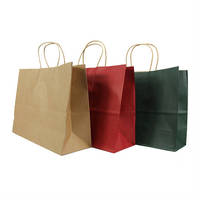 Personnalisez votre propre Logo sac en papier Kraft de luxe avec poignées
