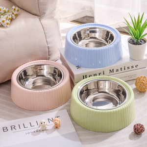 Bol pour animaux de compagnie pour chats et chiens, matériau PP, design coloré, facile à nettoyer, pour l'alimentation et l'eau. - Product Image 2