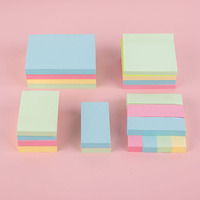 Venta al por mayor 76*76 pegatinas de notas autoadhesivas notas adhesivas de color de oficina 100 hojas cuaderno en forma de papel
