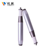 WENYU Stylo de tatouage électrique léger réglable en acier inoxydable argenté pour maquillage permanent