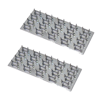 Connecteur industriel réglable en métal pour bois, pour la construction de poutres de toit et de treillis, support triangulaire simple face, plaques de fixation polies