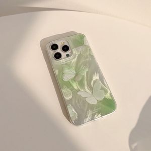 Custodia per telefono con motivo a farfalla gradiente <span class=keywords><strong>verde</strong></span> per <span class=keywords><strong>iPhone</strong></span> 17 Air 11 12 <span class=keywords><strong>13</strong></span> 14 15 16 17 <span class=keywords><strong>Pro</strong></span> <span class=keywords><strong>Max</strong></span> 7 8 Plus <span class=keywords><strong>Cover</strong></span> Glitter antiurto - Product Image 2