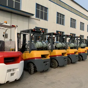 Chinese Factory Widely Use Duel Fuel Forklift 5 Ton 6 Ton 7 Ton Gas Gasoline Forklift With CE ISO Approval