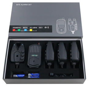 جهاز إنذار للصيد وظيفة الذاكرة الذكية مقاوم للماء 4 + 1 جهاز إنذار لدغة صيد سمك الشبوط مع شهادات CE - Product Image 2