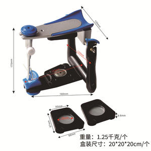 Articulateurs fonctionnels pour prothèses complètes transfrontalières, valeurs moyennes, équipements et accessoires pour l'enseignement dentaire et la thérapie orale - Product Image 4