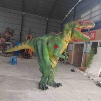 Costume de dinosaure T-Rex réaliste grandeur nature en métal avec pattes cachées pour utilisation en intérieur/extérieur dans les centres commerciaux et les aéroports