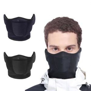 Masque de ski d'extérieur automne-hiver, protection des oreilles, écharpe polaire chaude anti-gel pour sports d'hiver - Product Image 1