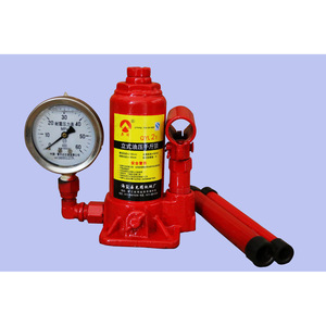 Cric hydraulique QYL 20T avec manomètre, capacité de levage de 20 tonnes pour usage en construction - Product Image 2