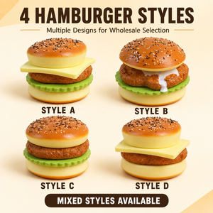 Jouet Squishy Hamburger Détachable à Remontée Lente, Empilable, Idéal pour les Fêtes et les Cadeaux (Vente en Gros) - Product Image 3