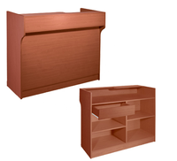 Keway 48 ''Ledgetop Comptoir Présentoir de registre Bureau de réception Magasin de détail Comptoir de caisse avec tiroir
