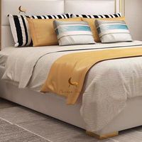 Lits de luxe en cuir modernes, vente en gros directe d'usine, designs de lits king size