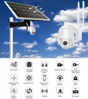 Caméra solaire de vidéosurveillance avec lumière caméra solaire de vidéosurveillance avec lumière solaire sur poteau
