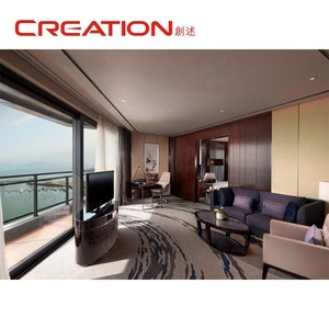 مصنع أثاث فنادق خمس نجوم في الصين، غرف نوم مصنوعة يدويًا بتطعيمات فاخرة للفنادق والمنتجعات - Product Image 3