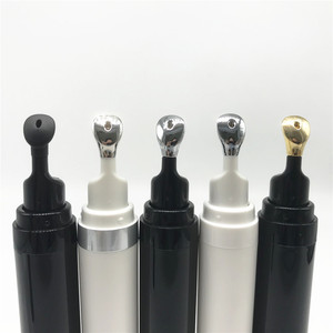 Botella de Plástico Negra para Sérum Facial Regenerador sin Aire con Pulverizador y Serigrafía Multiusos - Product Image 5