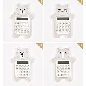 <span class=keywords><strong>Calculatrice</strong></span> ours en peluche, mini <span class=keywords><strong>calculatrice</strong></span> de poche, pour cadeaux promotionnels, dessin animé - Product Image 4
