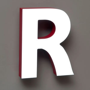 Nouveau style personnalisé, lettres rétro-éclairées par LED, lettres lumineuses et lumineuses, lettre de canal de signe éclairé par le visage - Product Image 4