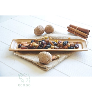 ถาดเสิร์ฟไม้ไผ่รักษ์โลกสำหรับชีส ขนมปัง ผลไม้ ของว่างในงานปาร์ตี้ - Product Image 3