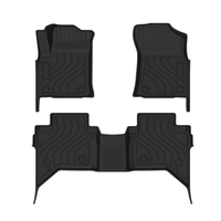 Tapis de sol de voiture de haute qualité en TPE 3D 5D, modèle de voiture original, best-seller, tapis de sol pour Toyota Hilux 2015-2024